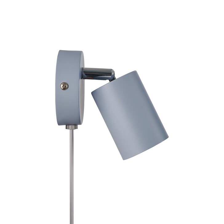 Nordlux Explore Light Blue Adjustable Plug In Wall Light