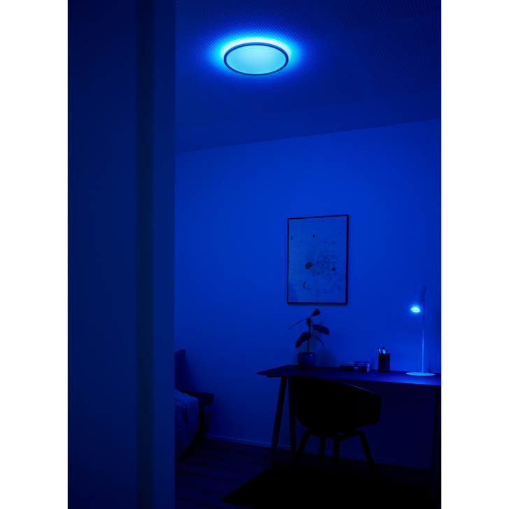 Nordlux Liva Smart Colour Ceiling Light Black
