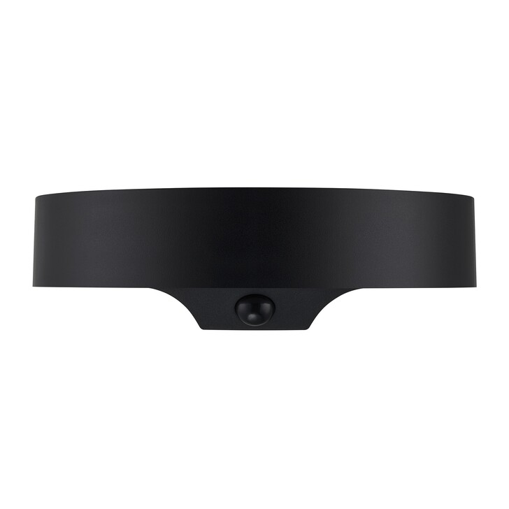 Nordlux Monay Round Solar Wall Light Black
