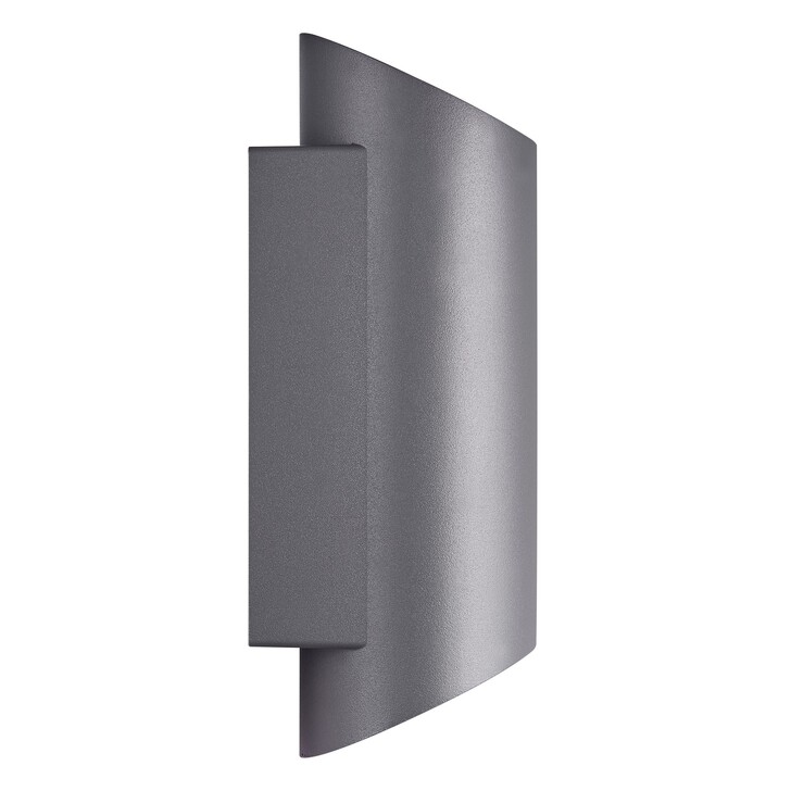 Nordlux Nico Round 22 Wall Light Anthracite