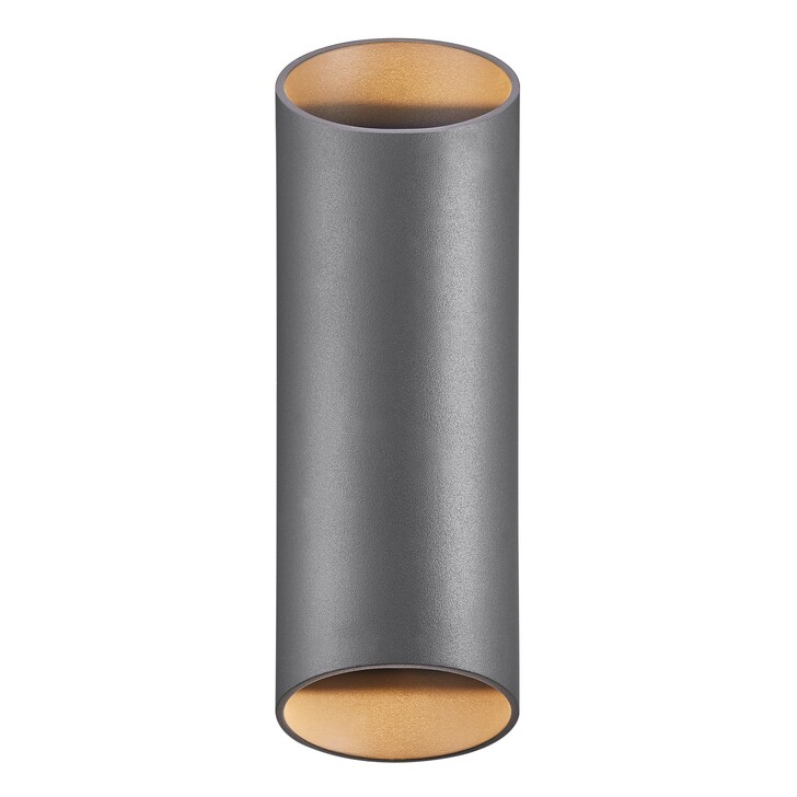 Nordlux Nico Round 22 Wall Light Anthracite