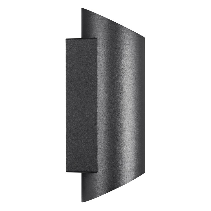 Nordlux Nico Round 22 Wall Light Black
