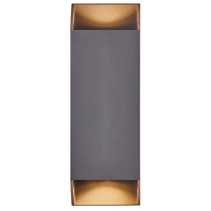 Nordlux Nico Square 22 Wall Light Anthracite