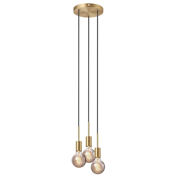 Nordlux Paco 3-Spot Pendant Brass