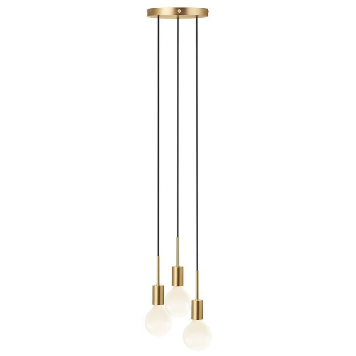 Nordlux Paco 3-Spot Pendant Brass