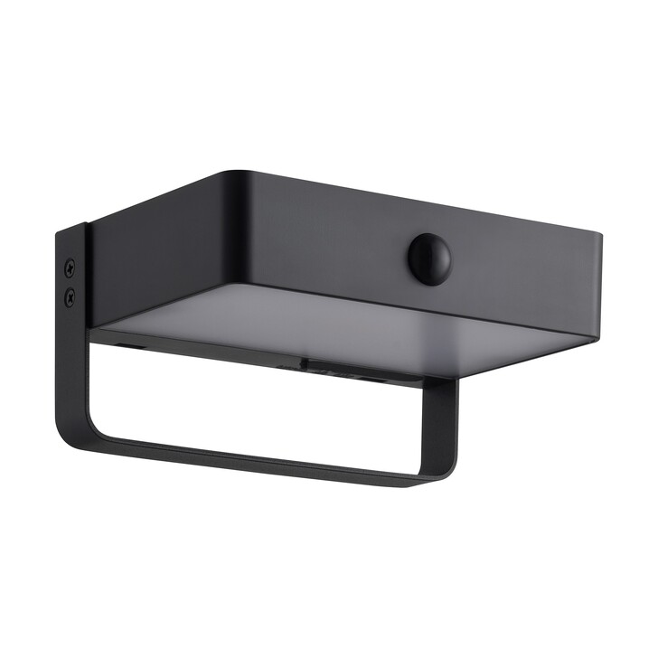 Nordlux Saulio Solar Wall Light Black