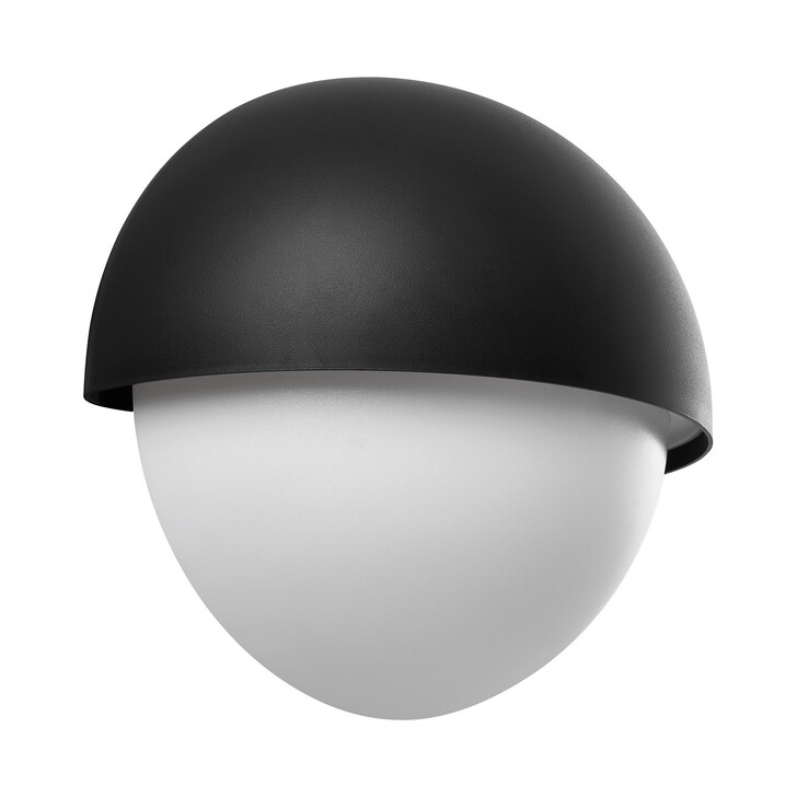 Nordlux Scorpius Round Wall Light Black