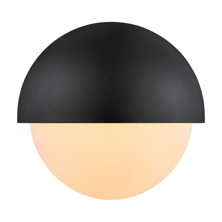 Nordlux Scorpius Round Wall Light Black