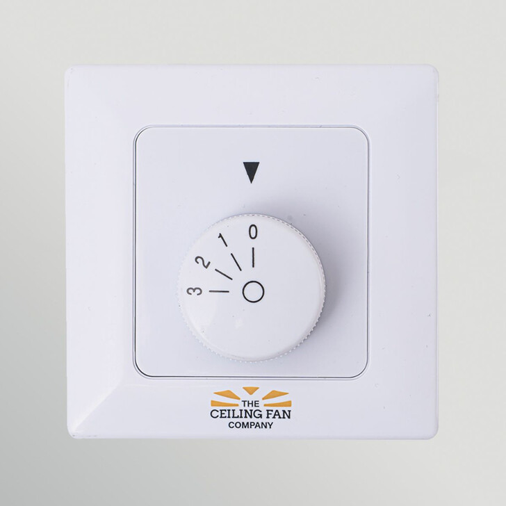 Pilote Matt Black Large Ceiling Fan With Black/Wood Effect Blades And Wall Control