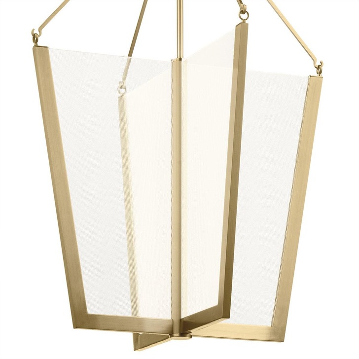 Quintiesse Calters Large LED Champagne Gold Pendant Light - QN-CALTERS-P-L-CG