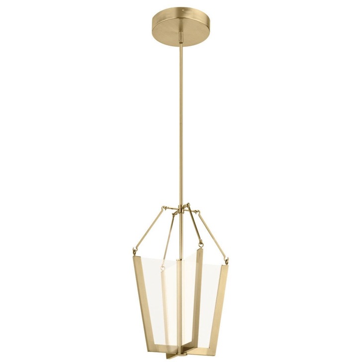 Quintiesse Calters Medium LED Pendant In Champagne Gold - QZ-CALTERS-P-M-CG