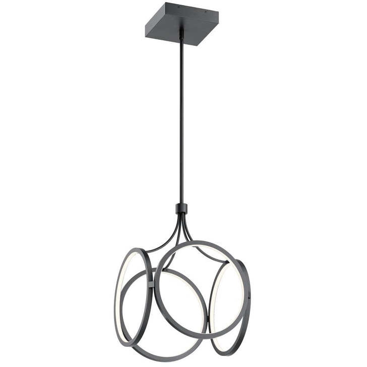 Quintiesse Ciri LED Pendant In Matt Black - QN-CIRI-P-MBK