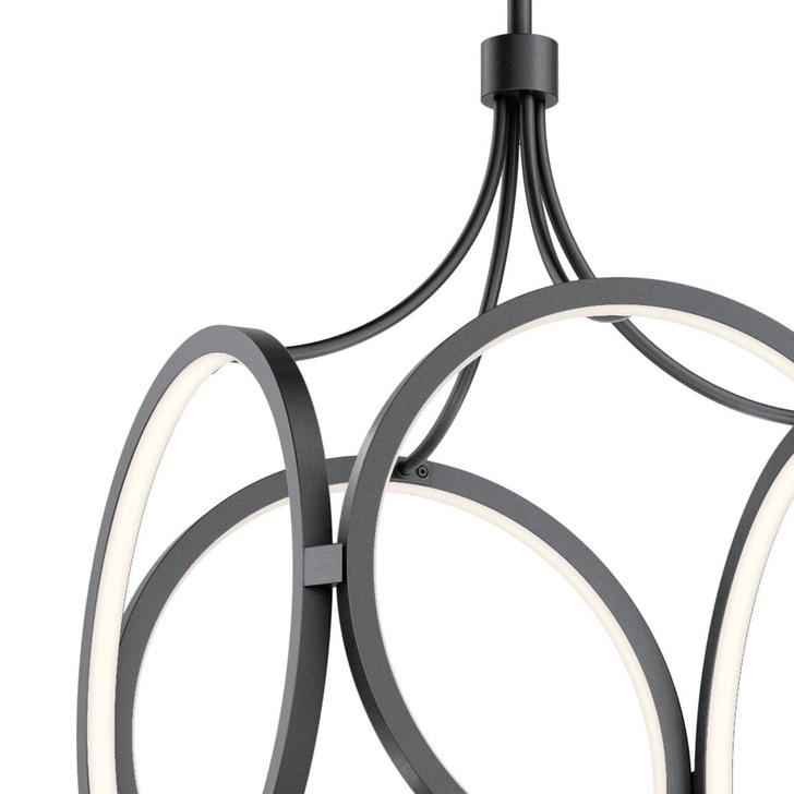 Quintiesse Ciri LED Pendant In Matt Black - QN-CIRI-P-MBK