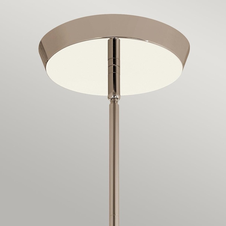 Quintiesse Kayva LED 9 Light 4 Arm Chandelier In Polished Nickel - QN-KAYVA9-PN