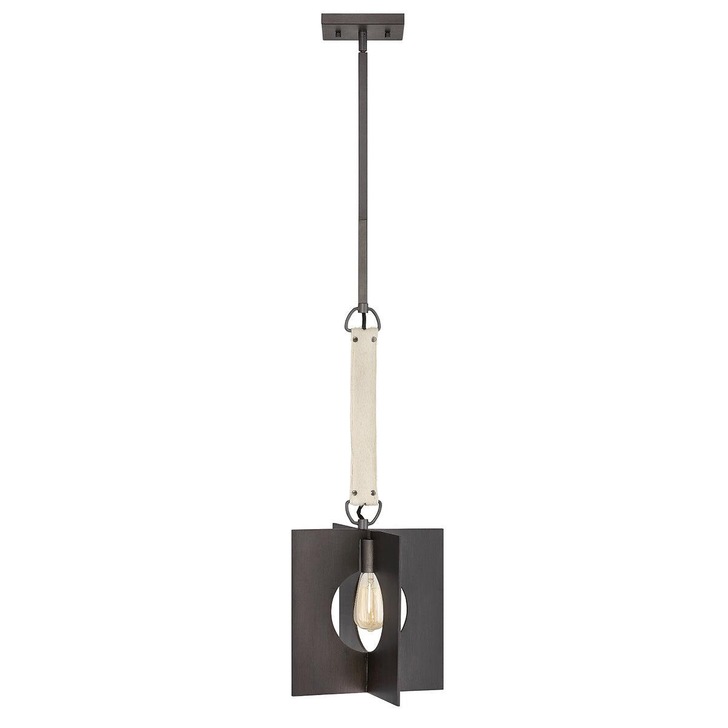 Quintiesse Ludlow 1 Light Pendant - Brushed Graphite - QN-LUDLOW-1P-GR