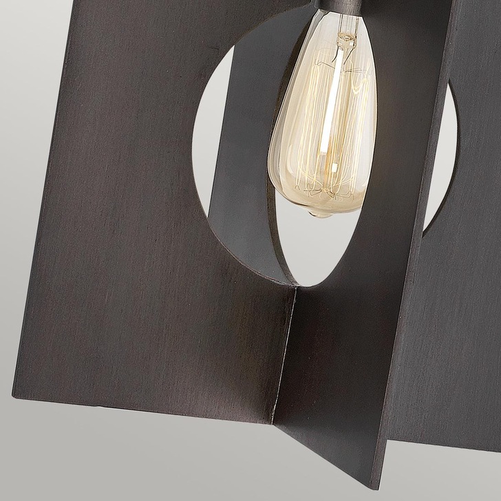 Quintiesse Ludlow 1 Light Pendant - Brushed Graphite - QN-LUDLOW-1P-GR