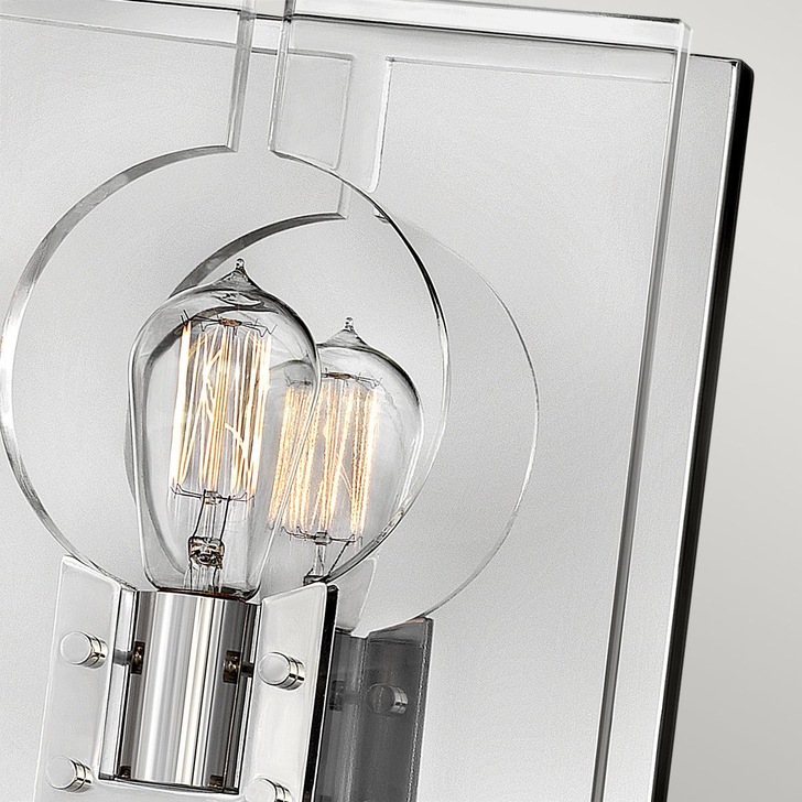 Quintiesse Ludlow 1 Light Wall Light - Polished Nickel - QN-LUDLOW1PN