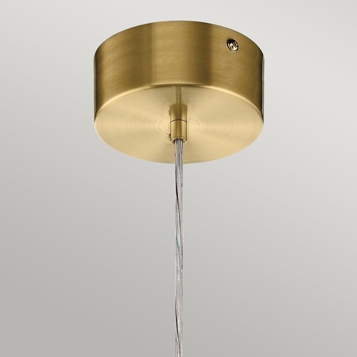 Quintiesse Moonlit LED Mini Pendant In Champagne Gold - QN-MOONLIT-P-CG