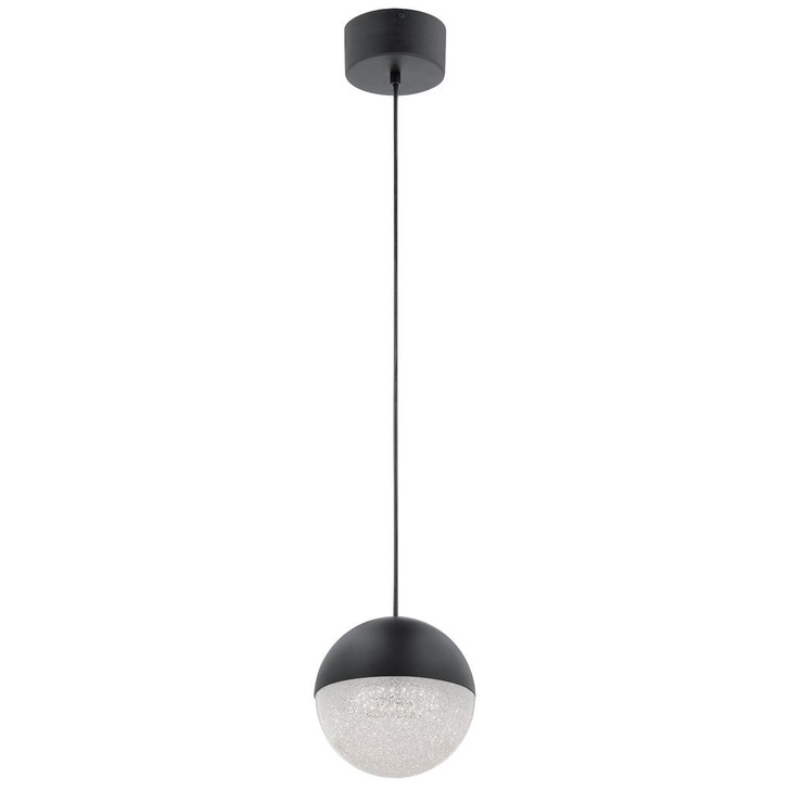 Quintiesse Moonlit LED Mini Pendant In Matt Black - QN-MOONLIT-P-MBK