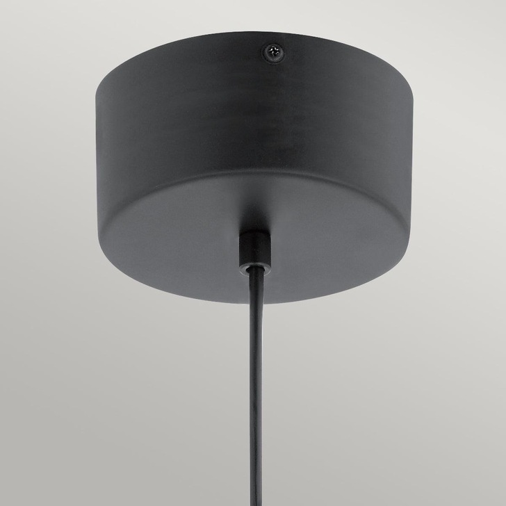 Quintiesse Moonlit LED Mini Pendant In Matt Black - QN-MOONLIT-P-MBK