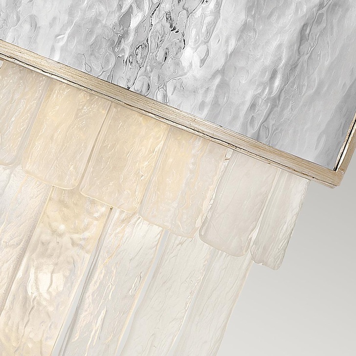 Quintiesse Reverie 2 Light Wall Light In Hammered Stainless Steel And Champagne Gold - QN-REVERIE2-CPG