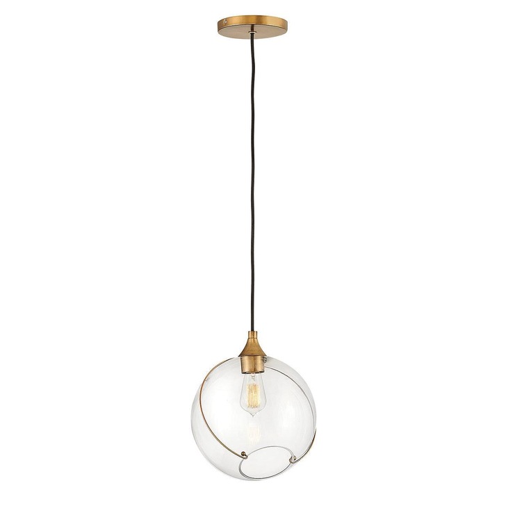 Quintiesse Skye 1 Light Pendant In Heriatge Brass - QN-SKYE-1P