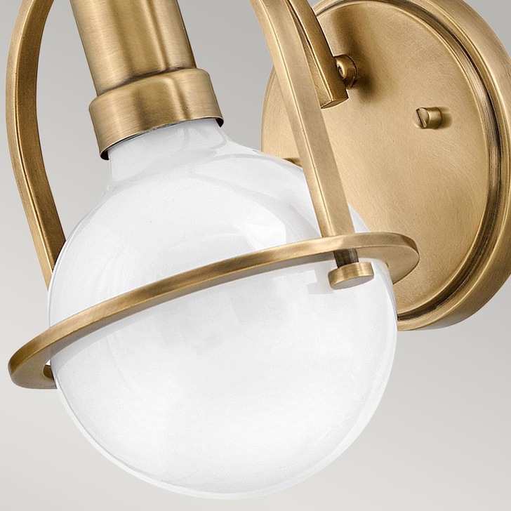 Quintiesse Somerset 1 Light Wall Light In Heritage Brass - QN-SOMERSET1-HB