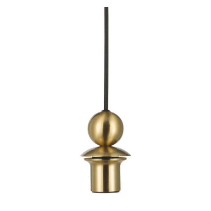 Romac 3 Light Linear Island Pendant Black & Gold With Clear Ribbed Glass Globes - Bespoke