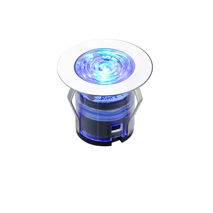 Round Pro CCT 35MM IP67 10 Light Led Decking Kit - 6500K/Blue