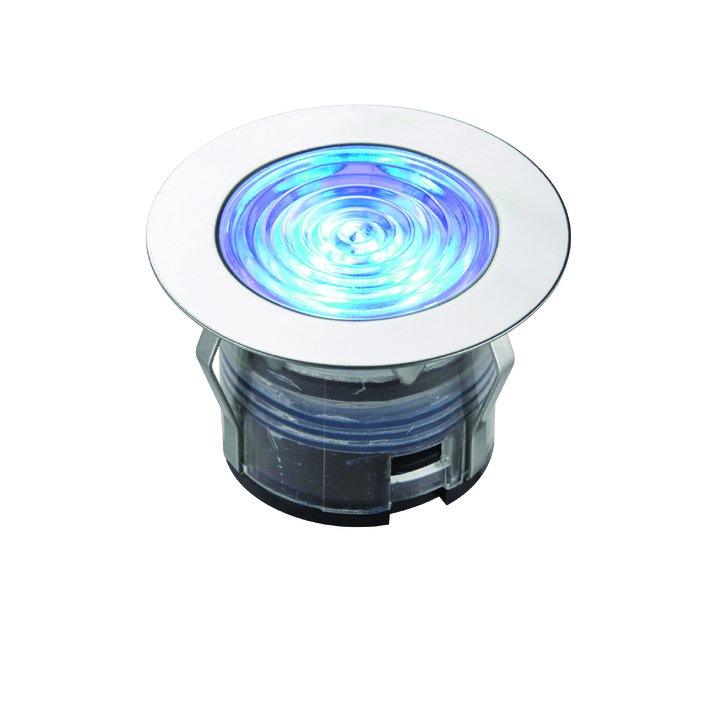 Round Pro CCT 45MM IP67 10 Light Led Decking Kit - 6500K/Blue