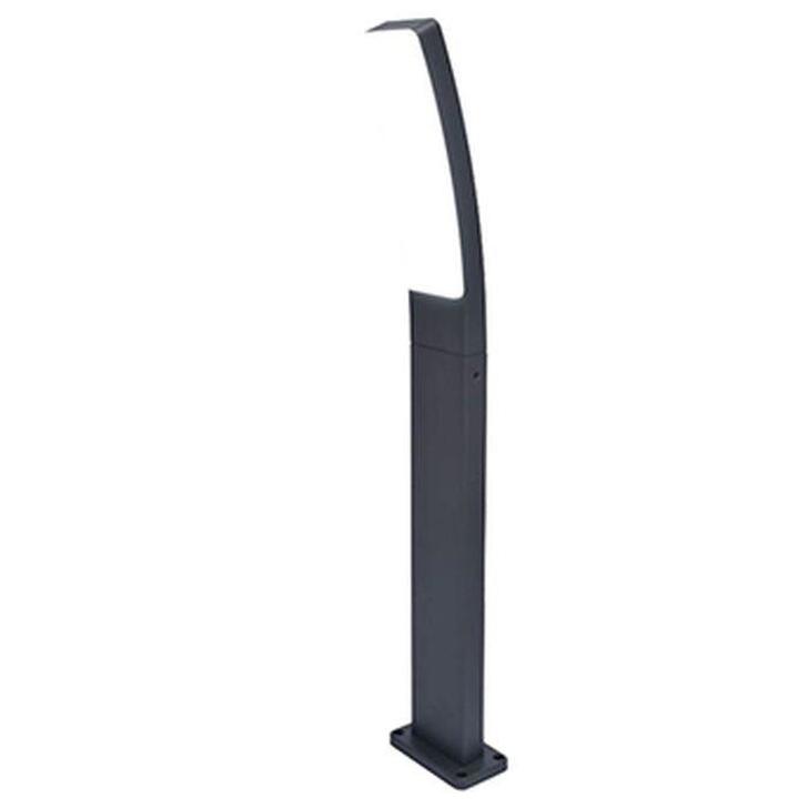 Smart Led Modern Dark Grey Exterior Bollard Light - 2700K-6500K, IP54