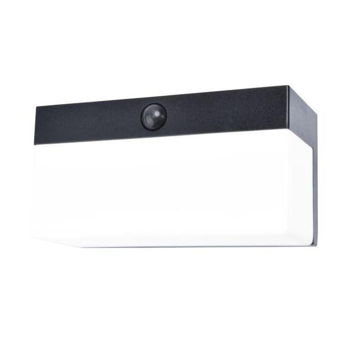 Solar Powered Led Exterior Wall Light With Pir Motion Sensor - 2700K-6500K, IP44