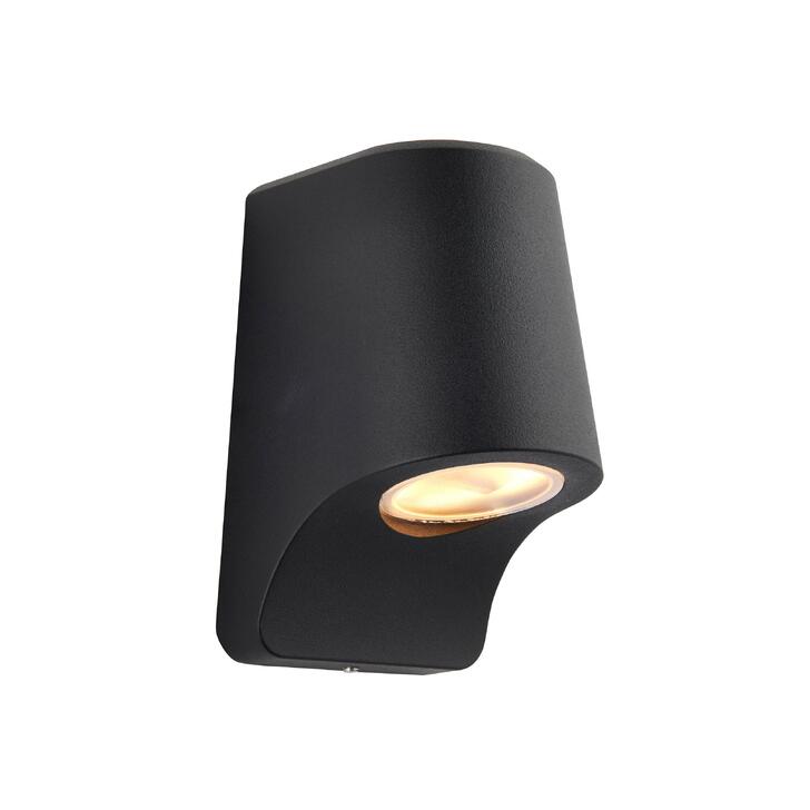 Thorlight Barka LED Downward Facing Exterior Wall Light In Matt Black - 2700K