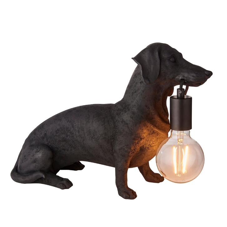 Thorlight Dachshund Table Lamp Matt Black