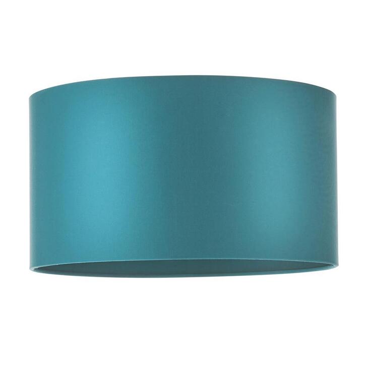 Thorlight Flynn Satin Teal Fabric Shade - 38CM