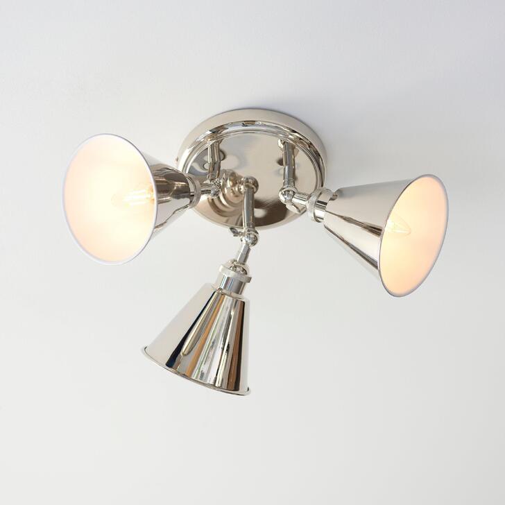 Thorlight Ozias 3 Light Polished Chrome Spotlight With Adjustable Heads