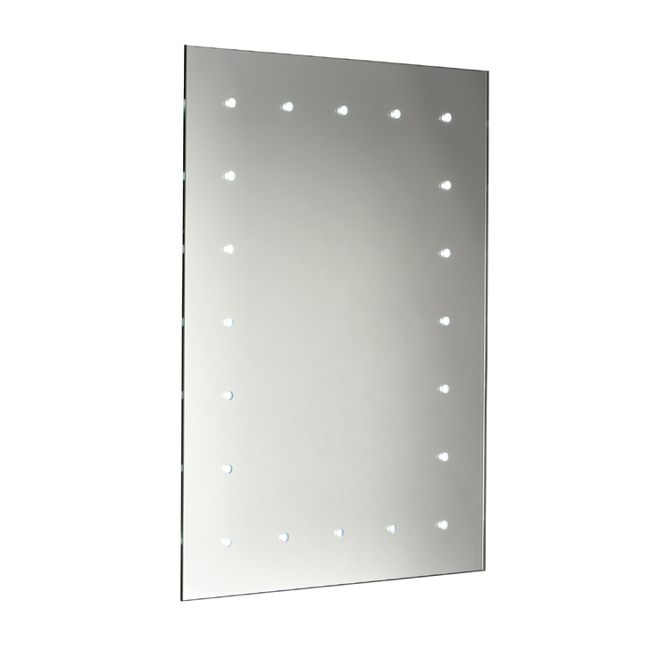 Toba Rectangular Battery Operated Bathroom Mirror With 6500K LED Lights