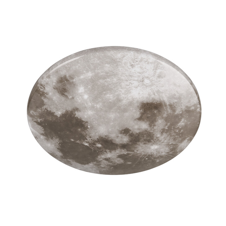 Trio Lighting Moonika Flush Moon Style LED Ceiling Light - IP44