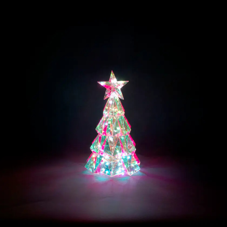 X-mas tree RGB Led with diamond effect, 30cm, Indoor