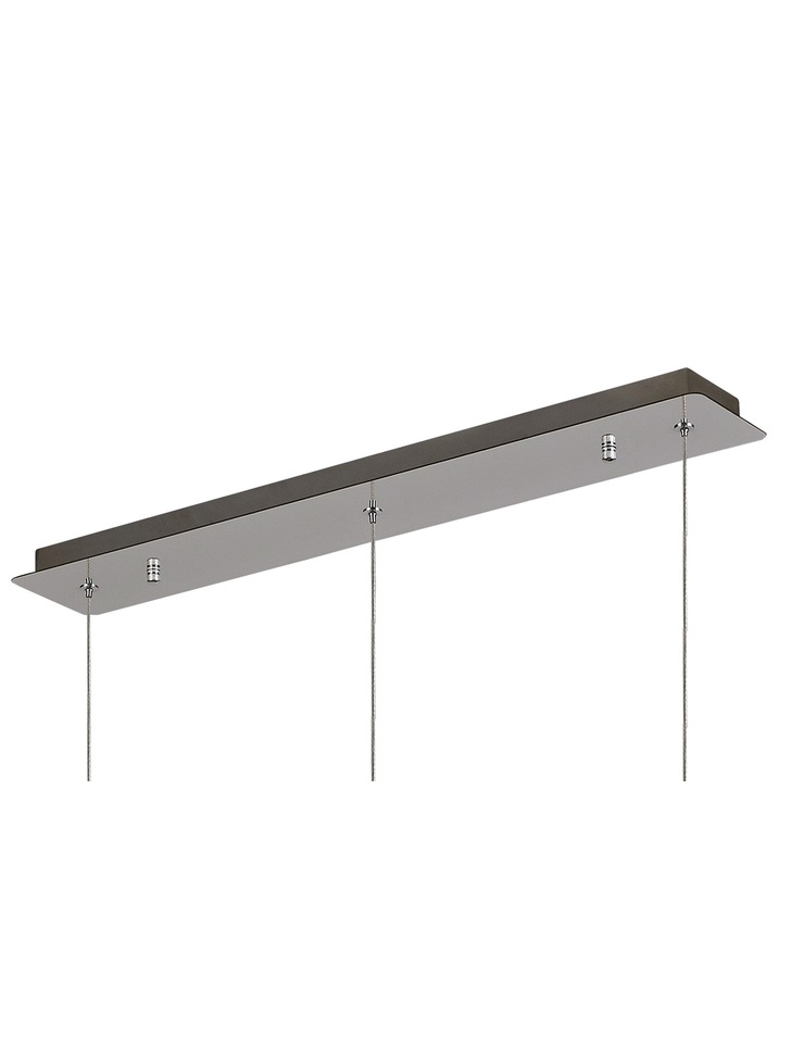 Idolite Alps Polished Chrome Finish 3 Light Bar Pendant