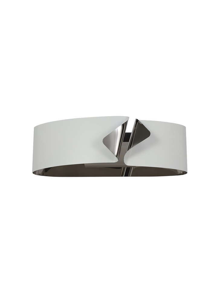 Idolite Ampato White/Polished Chrome Led Wall Light - 3000K