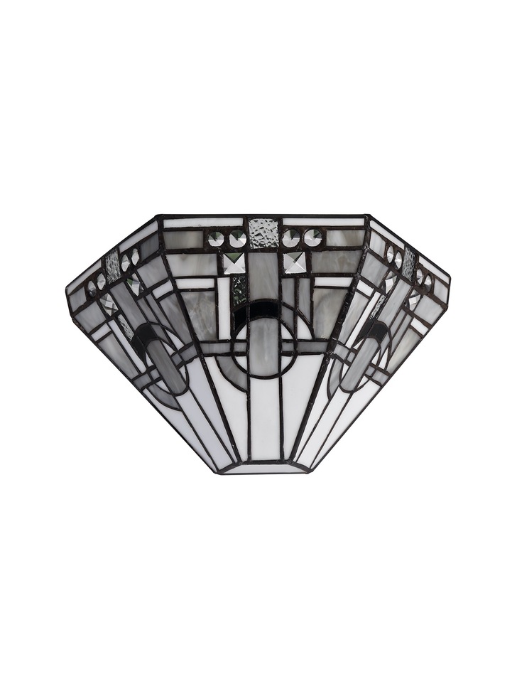 Idolite Becontree Grey/White/Black Wall Light