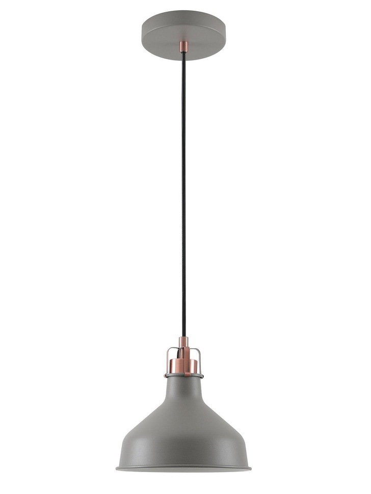 Idolite Blackwall Sand Grey/Copper Small Single Pendant