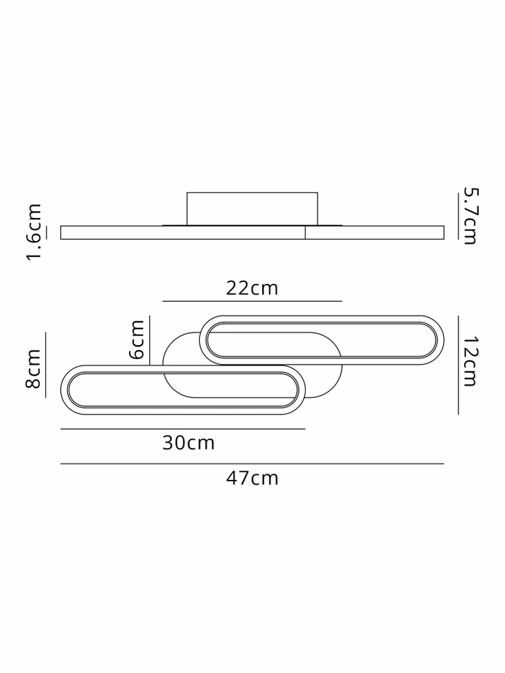 Idolite Conlon Matt Satin Nickel Led Wall Light With 3 Step Dimming - 3000K