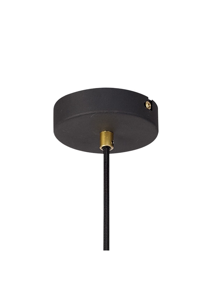 Idolite Fairlop Sand Black/Painted Gold Medium Single Pendant Light