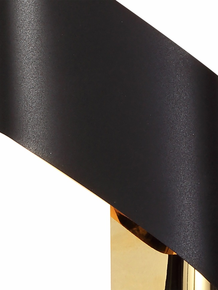 Idolite Kenton Sand Black/Gold LED Wall Light - 3000K