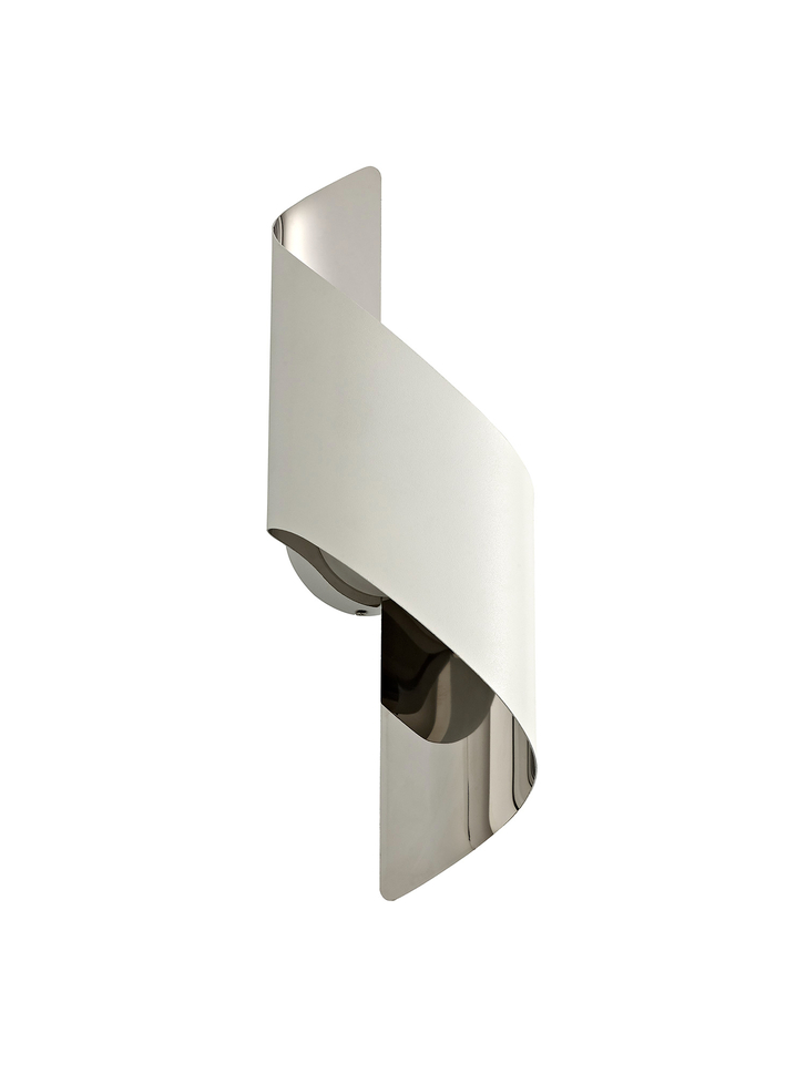 Idolite Kenton White/Polished Chrome Led Wall Light - 3000K