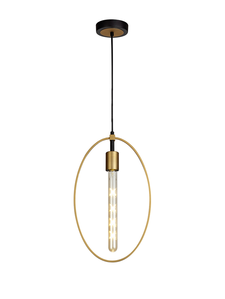 Idolite Kneiff Matt Gold/Black Small Large Pendant