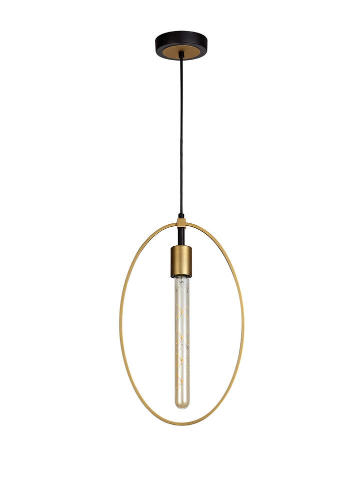 Idolite Kneiff Matt Gold/Black Small Large Pendant