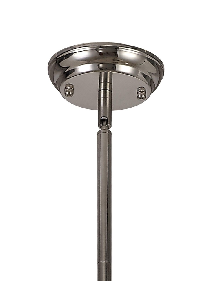 Idolite Neasden Polished Nickel 3 Light Pendant